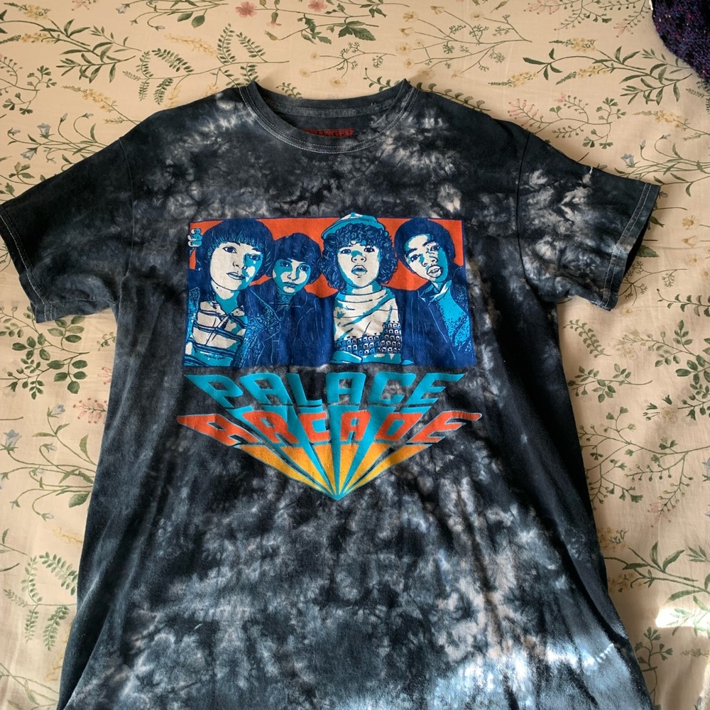 Netflix stranger things tie dye Graphic Tee